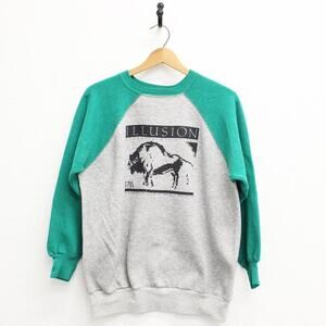 Vintage Virginia Museum of Fine Arts Artmobile Buffalo Sweatshirt Large
